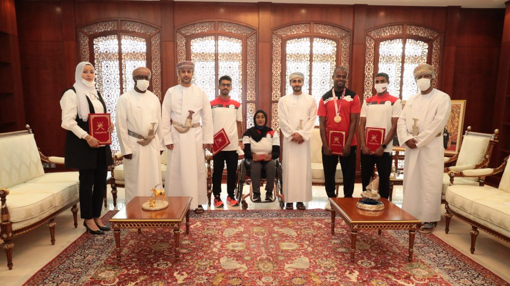 His Highness Sayyid Dhi Yazan receives Muhammad Al-Mashaikhi