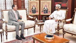 His Highness Sayyid Dhi Yazan meets with Moroccan ambassador accredited to the Sultanate